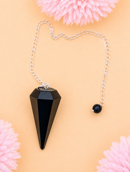 Pendule Hexagonal Onyx | Ancrage & Clarté