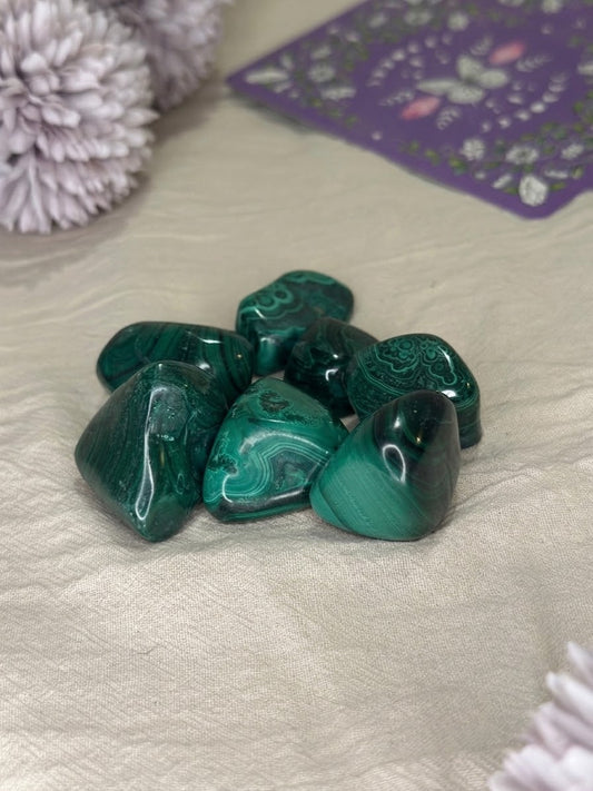 Pierre Roulée Malachite | Transformation & Protection