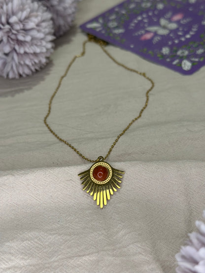 Collier Néphra Jaspe Rouge | Vitalité & Ancrage