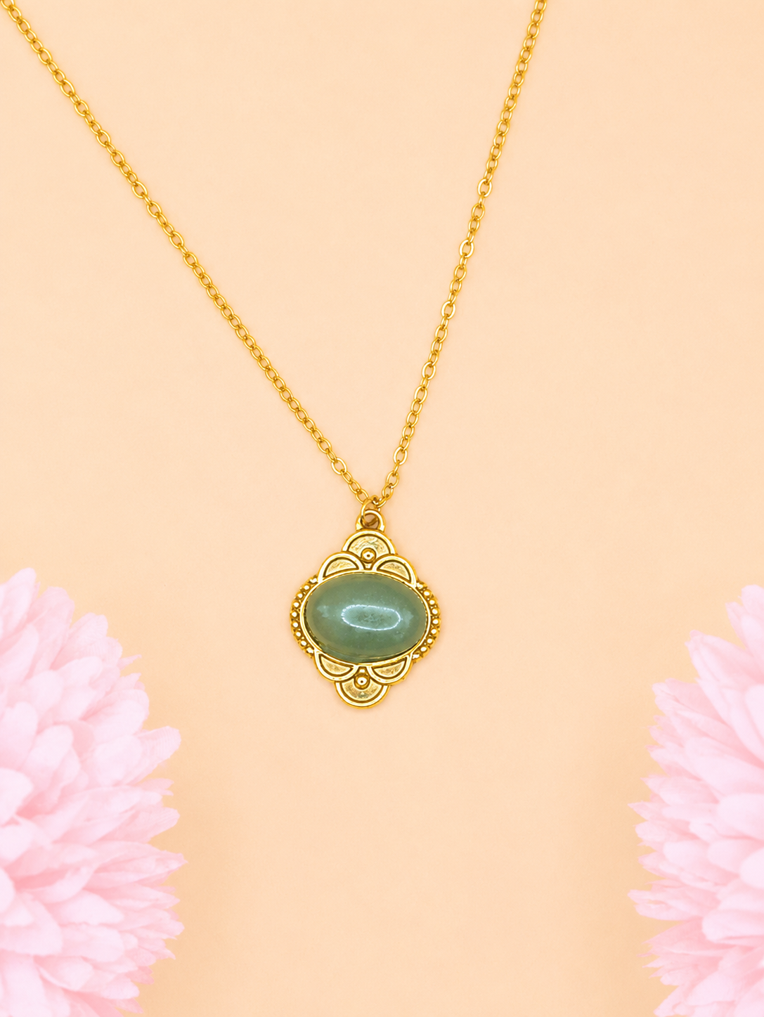 Collier Zola Aventurine Verte | Harmonie & Chance