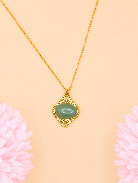 Collier Zola Aventurine Verte | Harmonie & Chance