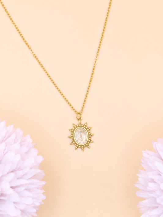 Collier Soline Cristal de Roche | Clarté & Harmonie