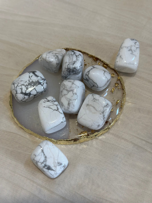 Pierre Roulée Howlite - Introspection & Patience | 20 à 40 mm