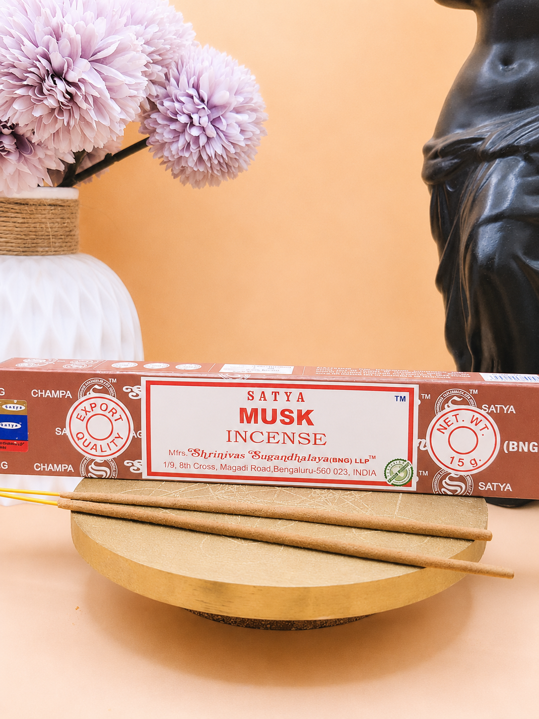 Encens Satya – Musk | Chaleur & Relaxation