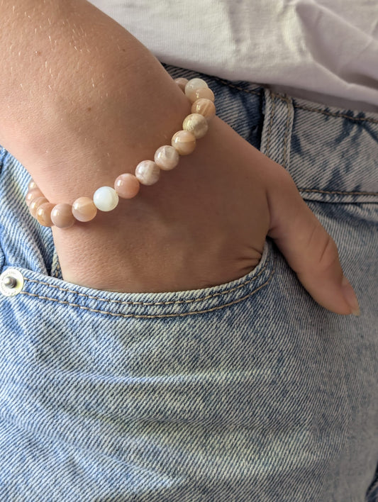 Bracelet Pierre de Lune | Intuition & Féminité