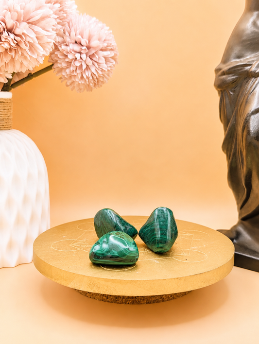 Pierre Roulée Malachite | Transformation & Protection