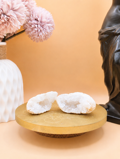 Géode Cristal de Roche | Pureté & Rechargement