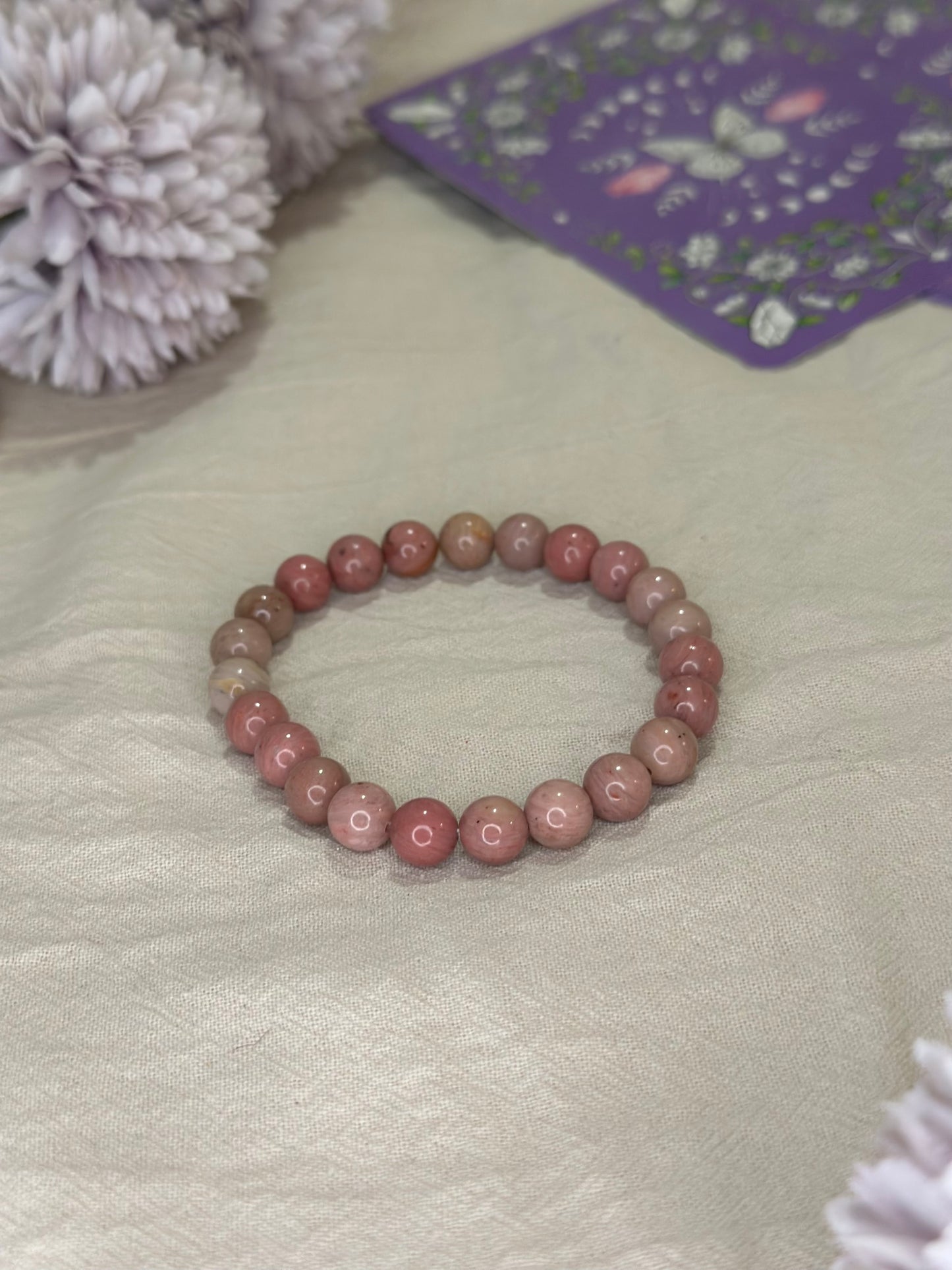 Bracelet Rhodonite | Guérison & Équilibre