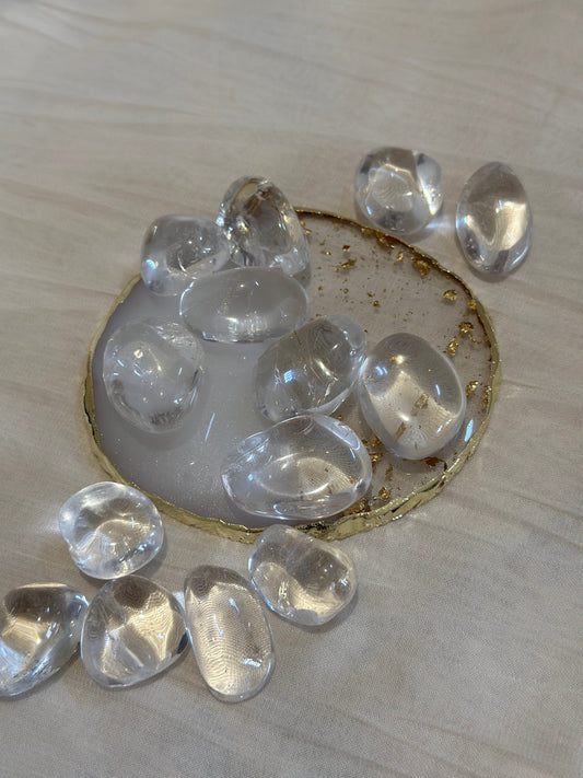 Pierre Roulée Cristal de Roche - Apaisement & Purification | 20 à 40 mm