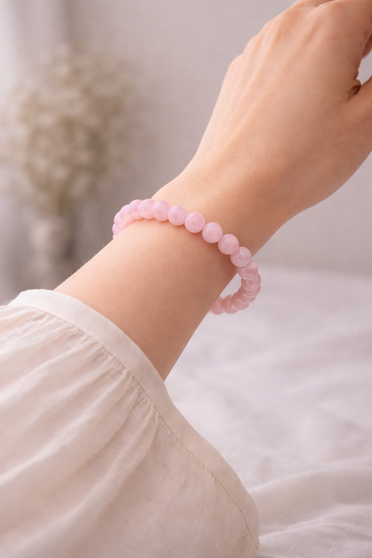 Bracelet Quartz Rose | Amour & Douceur
