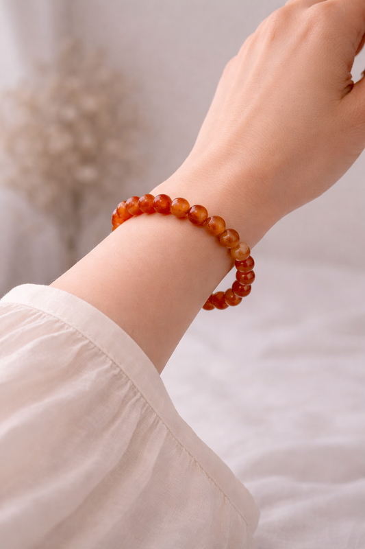 Bracelet Cornaline | Énergie & Confiance